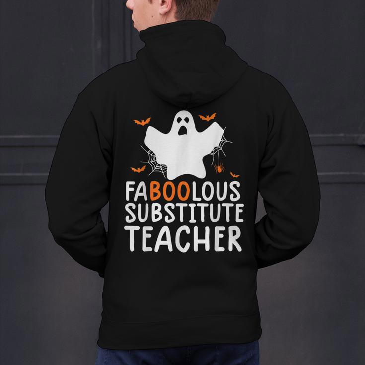 Faboolous Substitute Teacher Halloween Costume Men's Hoodie Back Print, gift for family, gift for coworker Faboolous Substitute Teacher Halloween Costume Men's Hoodie Back Print, gift for family, gift for coworker