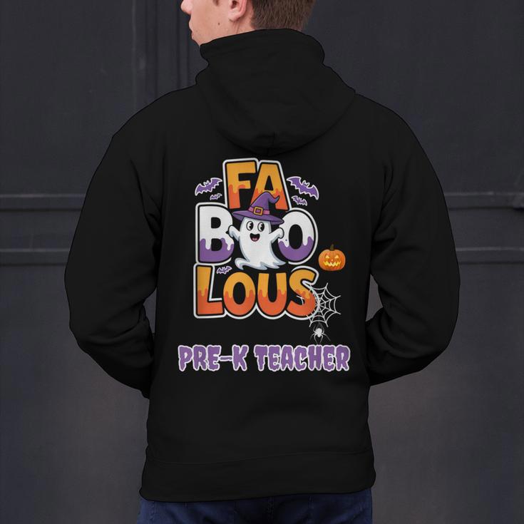 Fabulous Pre-K Teacher Halloween Costume Classroom Outfit Men's Hoodie Back Print, gift for family, gift for coworker Fabulous Pre-K Teacher Halloween Costume Classroom Outfit Men's Hoodie Back Print, gift for family, gift for coworker