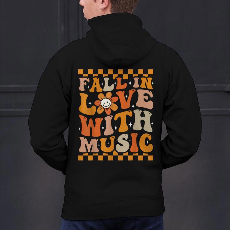 Fall In Love With Music Groovy Thanksgiving Music Teacher Men Women Girls Kids Men's Hoodie Back Print, Groovy Teacher Hoodies, gift for family, gift for coworker Fall In Love With Music Groovy Thanksgiving Music Teacher Men Women Girls Kids Men's Hoodie Back Print, Groovy Teacher Hoodies, gift for family, gift for coworker