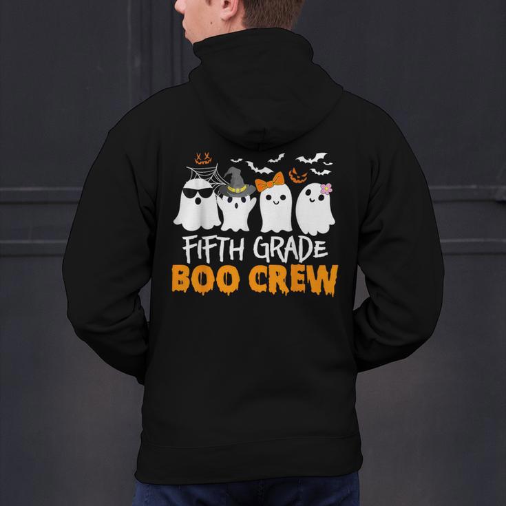 Fifth Grade Boo Crew Halloween Teacher Costume Men's Hoodie Back Print, gift for family, gift for coworker