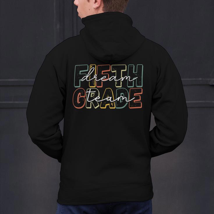 Fifth Grade Dream Team 5th Grade First Day Of School Teacher Men's Hoodie Back Print, First Grade Teacher Hoodies, gift for family, gift for coworker Fifth Grade Dream Team 5th Grade First Day Of School Teacher Men's Hoodie Back Print, First Grade Teacher Hoodies, gift for family, gift for coworker