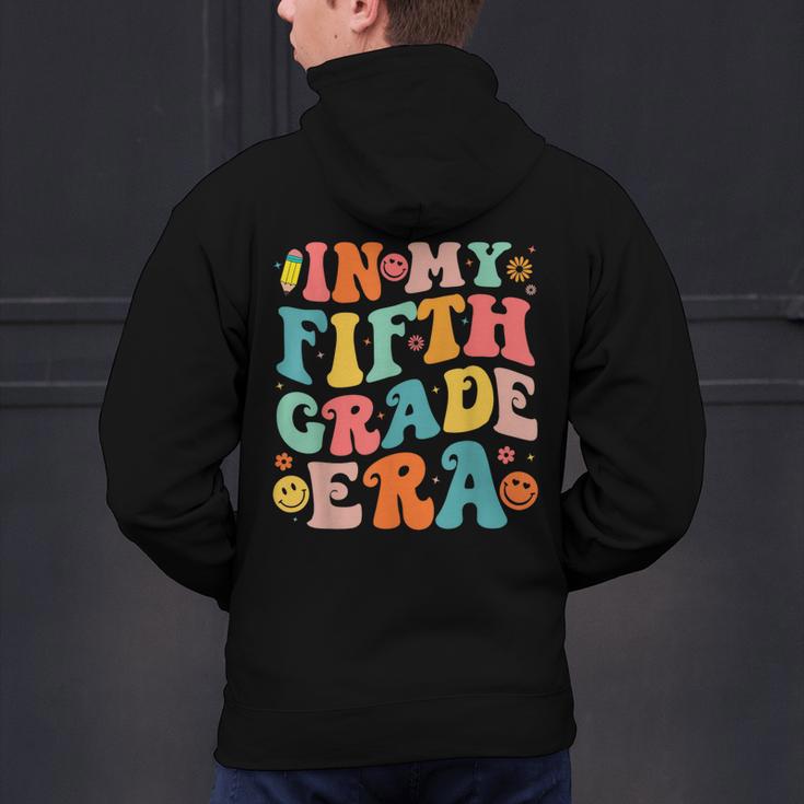In My Fifth Grade Era 5th Grade Teacher Back To School Men's Hoodie Back Print, gift for family, gift for coworker In My Fifth Grade Era 5th Grade Teacher Back To School Men's Hoodie Back Print, gift for family, gift for coworker