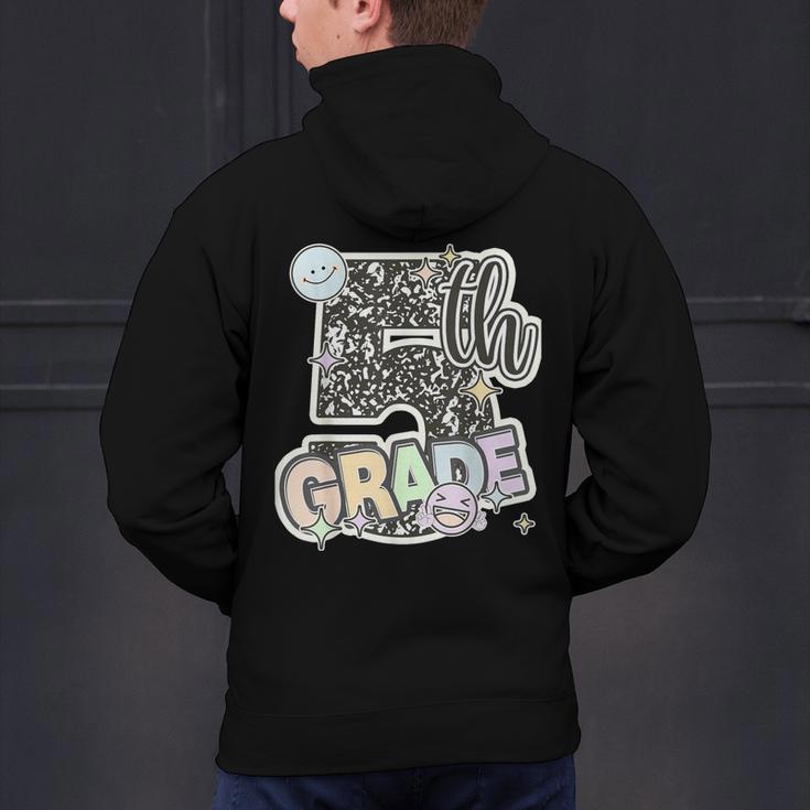 First Day Of Fifth Grade Composition Notebook Teacher Men's Hoodie Back Print, First Grade Teacher Hoodies, gift for family, gift for coworker First Day Of Fifth Grade Composition Notebook Teacher Men's Hoodie Back Print, First Grade Teacher Hoodies, gift for family, gift for coworker