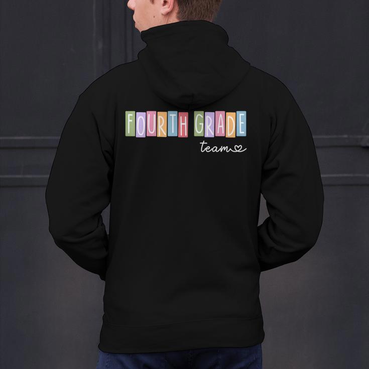 Fourth Grade Team 4th Grade Teacher Girls Boys Men's Hoodie Back Print, 4th Grade Teacher Hoodies, gift for family, gift for coworker Fourth Grade Team 4th Grade Teacher Girls Boys Men's Hoodie Back Print, 4th Grade Teacher Hoodies, gift for family, gift for coworker