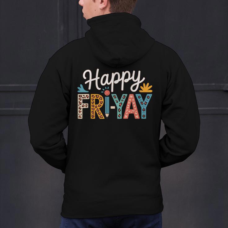 Fri-Yay Teacher Fry Yay Friday Weekend Happy Fri-Yay Men's Hoodie Back Print, gift for family, gift for coworker Fri-Yay Teacher Fry Yay Friday Weekend Happy Fri-Yay Men's Hoodie Back Print, gift for family, gift for coworker