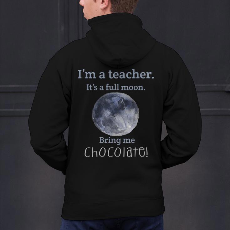 Full Moon Teacher Humor For Men Women Girls Kids Men's Hoodie Back Print, gift for family, gift for coworker Full Moon Teacher Humor For Men Women Girls Kids Men's Hoodie Back Print, gift for family, gift for coworker