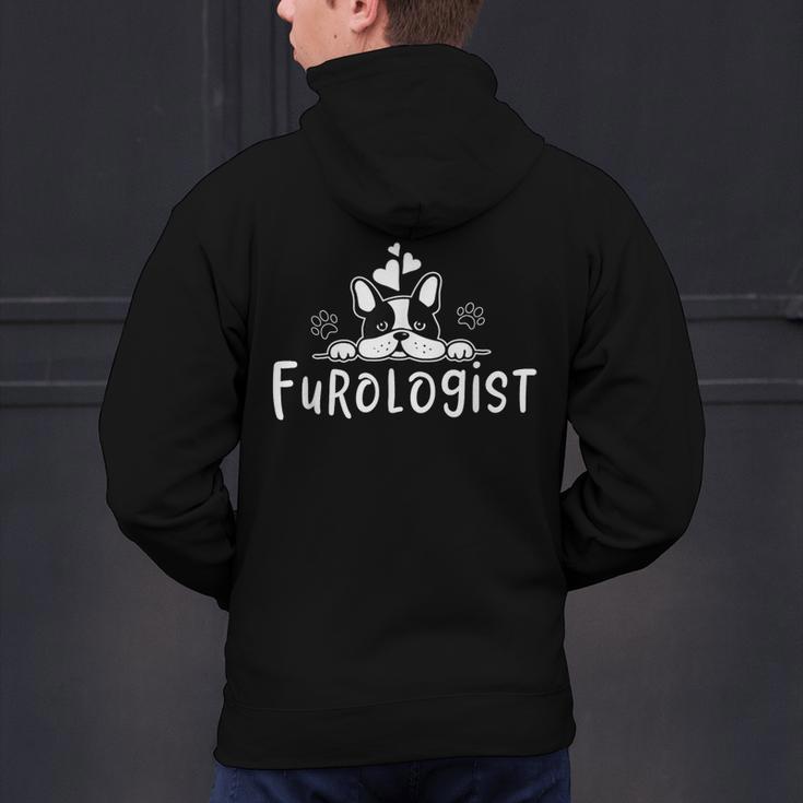 Furologist Puppy Stylist Cute Dog Groomer Men Women Men's Hoodie Back Print, gift for family, gift for coworker