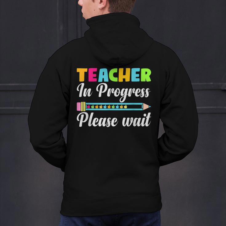 Future Teacher Cool Teacher In Progress Please Wait Men's Hoodie Back Print, Future Teacher Hoodies, gift for family, gift for coworker Future Teacher Cool Teacher In Progress Please Wait Men's Hoodie Back Print, Future Teacher Hoodies, gift for family, gift for coworker