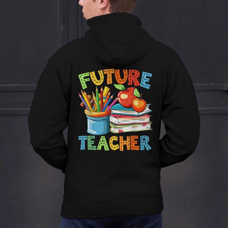 Future Teacher Costume For Kids Back To School Boy Girl Men's Hoodie Back Print, Future Teacher Hoodies, gift for family, gift for coworker