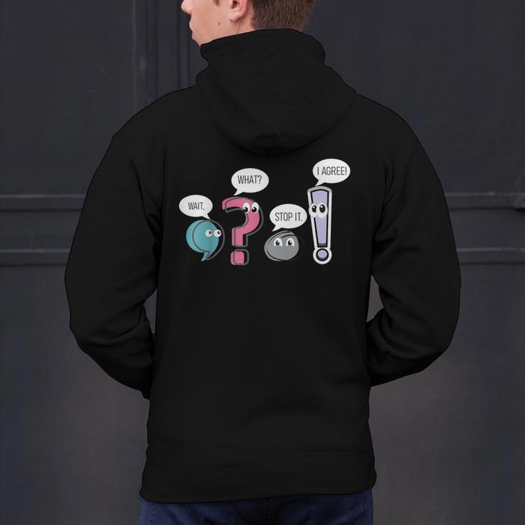 Grammar TeacherWait What Stop It I Agree Men's Hoodie Back Print, gift for family, gift for coworker Grammar TeacherWait What Stop It I Agree Men's Hoodie Back Print, gift for family, gift for coworker