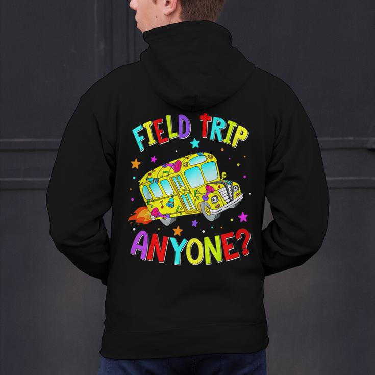 Groovy Field Trip Anyone Happy Field Day For Teachers Kids Men's Hoodie Back Print, gift for family, gift for coworker Groovy Field Trip Anyone Happy Field Day For Teachers Kids Men's Hoodie Back Print, gift for family, gift for coworker
