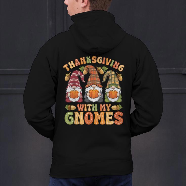 Groovy Thanksgiving With My Gnomie Women Teacher Fall Gnome Men's Hoodie Back Print, Groovy Teacher Hoodies, gift for family, gift for coworker Groovy Thanksgiving With My Gnomie Women Teacher Fall Gnome Men's Hoodie Back Print, Groovy Teacher Hoodies, gift for family, gift for coworker