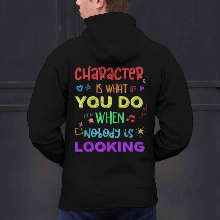 Growth Mindset Teacher Positive Message Inspirational Quote Men's Hoodie Back Print, gift for family, gift for coworker