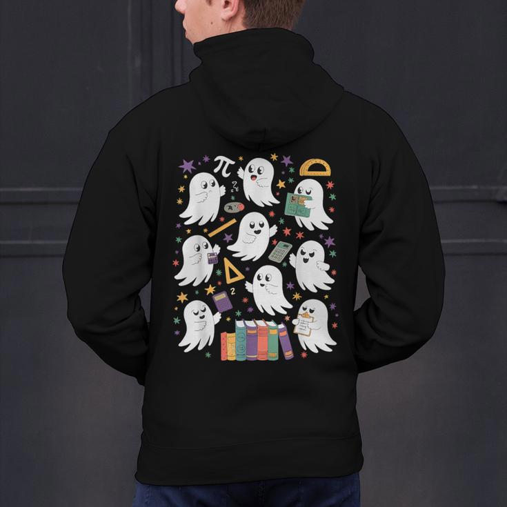 Halloween Math Teacher Ghost Math Teacher Spooky Halloween Men's Hoodie Back Print, gift for family, gift for coworker Halloween Math Teacher Ghost Math Teacher Spooky Halloween Men's Hoodie Back Print, gift for family, gift for coworker