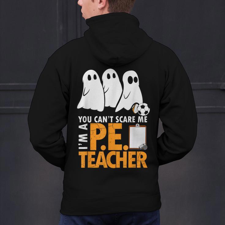 Halloween PE Teacher Shirt Can't Scare Me Men's Hoodie Back Print, Pe Teacher Hoodies, gift for family, gift for coworker Halloween PE Teacher Shirt Can't Scare Me Men's Hoodie Back Print, Pe Teacher Hoodies, gift for family, gift for coworker