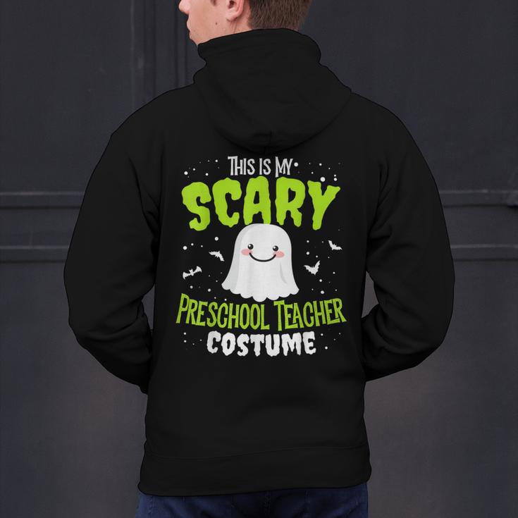 Halloween This Is My Scary Preschool Teacher Custome For Men Women Kids Men's Hoodie Back Print, gift for family, gift for coworker Halloween This Is My Scary Preschool Teacher Custome For Men Women Kids Men's Hoodie Back Print, gift for family, gift for coworker