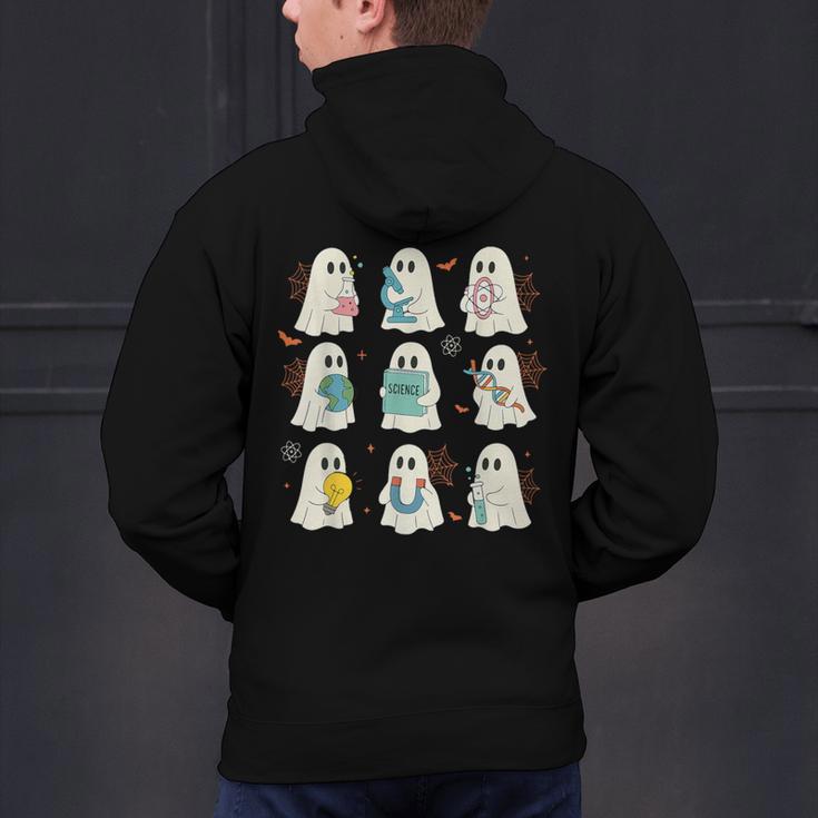 Halloween Science Teacher Student Ghost Laboratory Men Women Men's Hoodie Back Print, Science Teacher Hoodies, gift for family, gift for coworker Halloween Science Teacher Student Ghost Laboratory Men Women Men's Hoodie Back Print, Science Teacher Hoodies, gift for family, gift for coworker