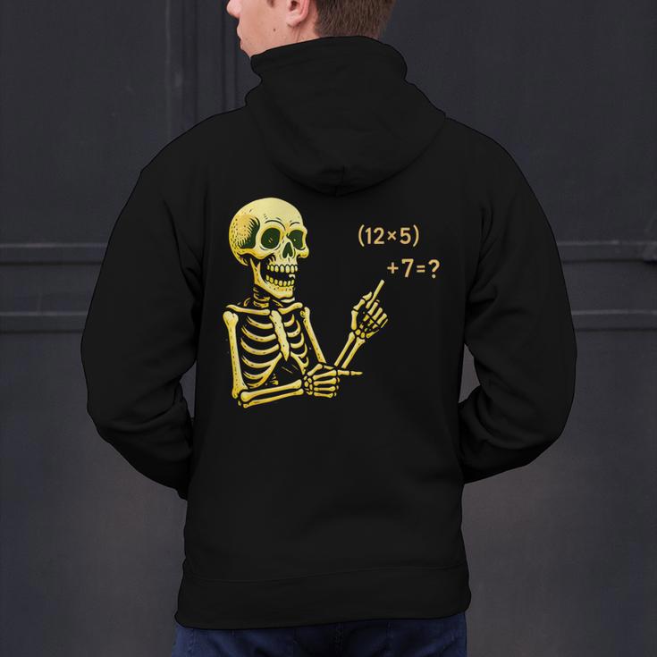 Halloween Teacher Six Seven 6 7 Skeleton Spooky Costume Men's Hoodie Back Print, gift for family, gift for coworker Halloween Teacher Six Seven 6 7 Skeleton Spooky Costume Men's Hoodie Back Print, gift for family, gift for coworker