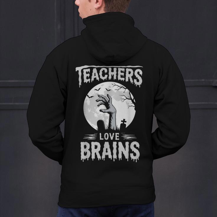 Halloween Teacher Tshirts Zombie Teachers Love Brains Men's Hoodie Back Print, gift for family, gift for coworker Halloween Teacher Tshirts Zombie Teachers Love Brains Men's Hoodie Back Print, gift for family, gift for coworker