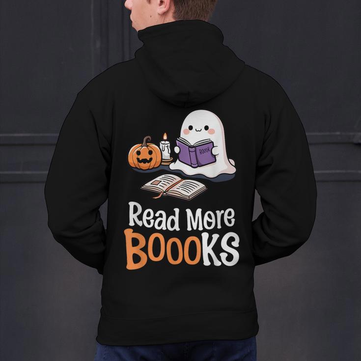 Halloween Teacher Women Cute Reading Ghost Read More Books Men's Hoodie Back Print, gift for family, gift for coworker Halloween Teacher Women Cute Reading Ghost Read More Books Men's Hoodie Back Print, gift for family, gift for coworker
