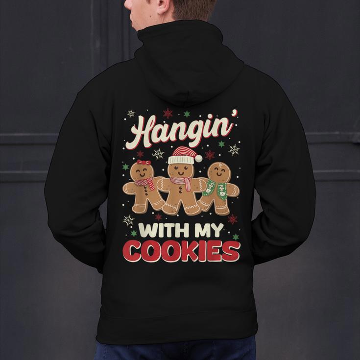Hangin With My Cookies Gingerbread Man Xmas Teacher Men's Hoodie Back Print, gift for family, gift for coworker Hangin With My Cookies Gingerbread Man Xmas Teacher Men's Hoodie Back Print, gift for family, gift for coworker