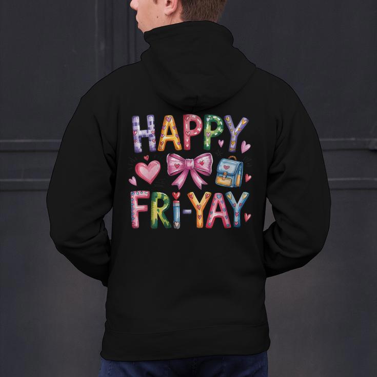 Happy Fri-Yay Teacher Fry Yay Friday Weekend Cute Fri-Yay Men's Hoodie Back Print, gift for family, gift for coworker Happy Fri-Yay Teacher Fry Yay Friday Weekend Cute Fri-Yay Men's Hoodie Back Print, gift for family, gift for coworker