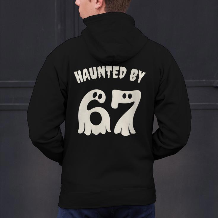Haunted By 67 Teacher Halloween 6 7 Shirt Men's Hoodie Back Print, gift for family, gift for coworker Haunted By 67 Teacher Halloween 6 7 Shirt Men's Hoodie Back Print, gift for family, gift for coworker