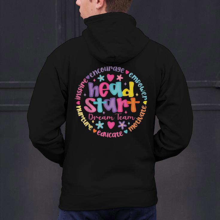 Head Start Dream Team Squad Teacher Headstart Back To School Men's Hoodie Back Print, gift for family, gift for coworker Head Start Dream Team Squad Teacher Headstart Back To School Men's Hoodie Back Print, gift for family, gift for coworker