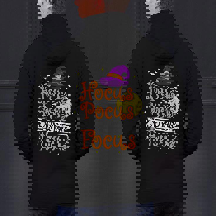 Hocus Pocus Everybody Focus Halloween Teacher Men Women Kids Men&#x27;s Hoodie Back Print, gift for family, gift for coworker
