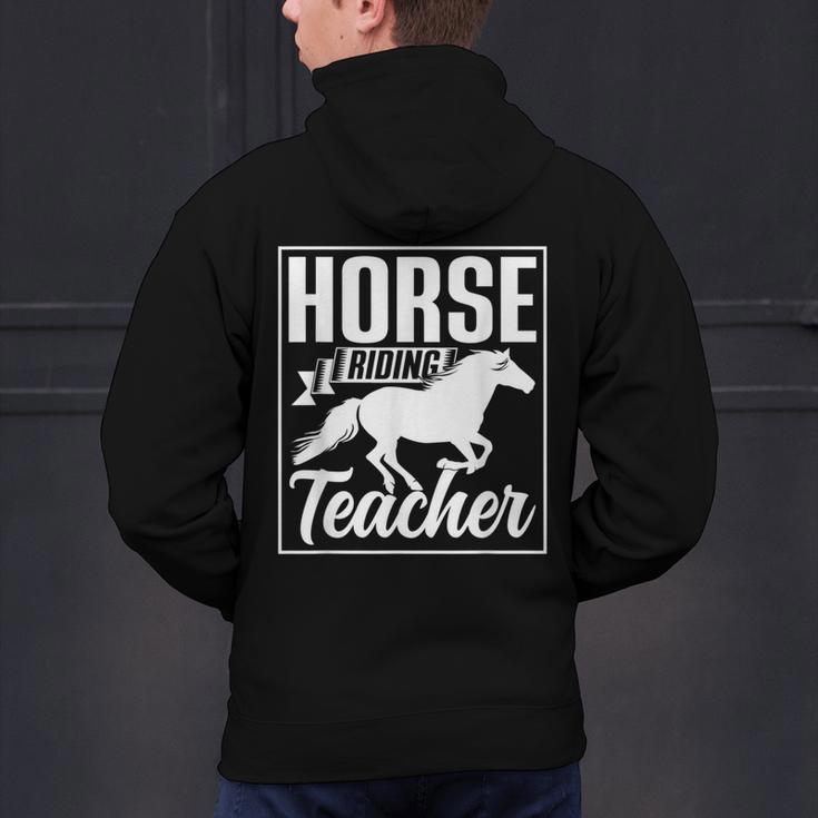Horse Riding Teacher Rider Lover Equestrian Men Women Kids Men's Hoodie Back Print, gift for family, gift for coworker