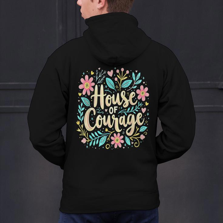 House Of Courage Flowers RCA School Teacher Student Tee Men's Hoodie Back Print, gift for family, gift for coworker
