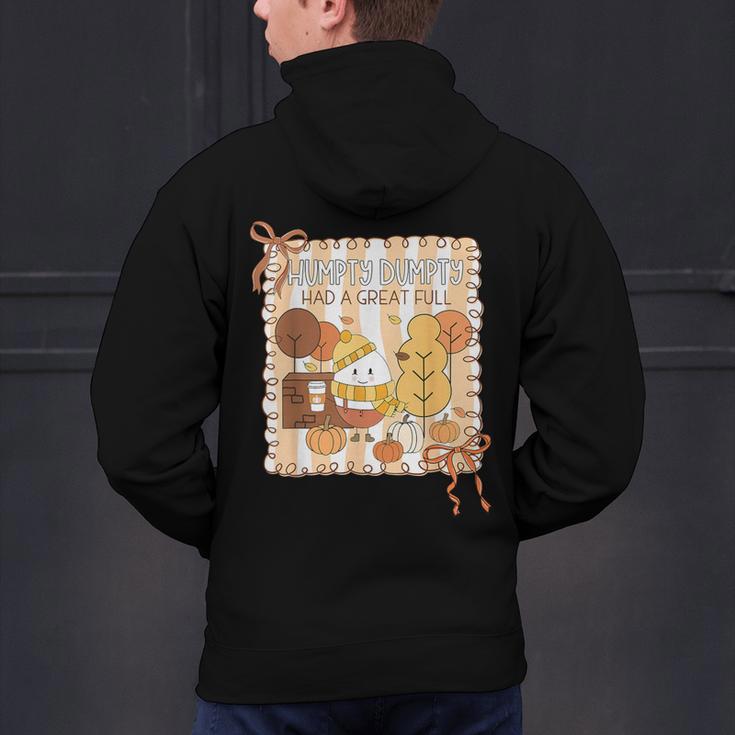 Humpty Dumpty Had A Great Fall Teacher Thanksgiving Autumn Men's Hoodie Back Print, gift for family, gift for coworker Humpty Dumpty Had A Great Fall Teacher Thanksgiving Autumn Men's Hoodie Back Print, gift for family, gift for coworker