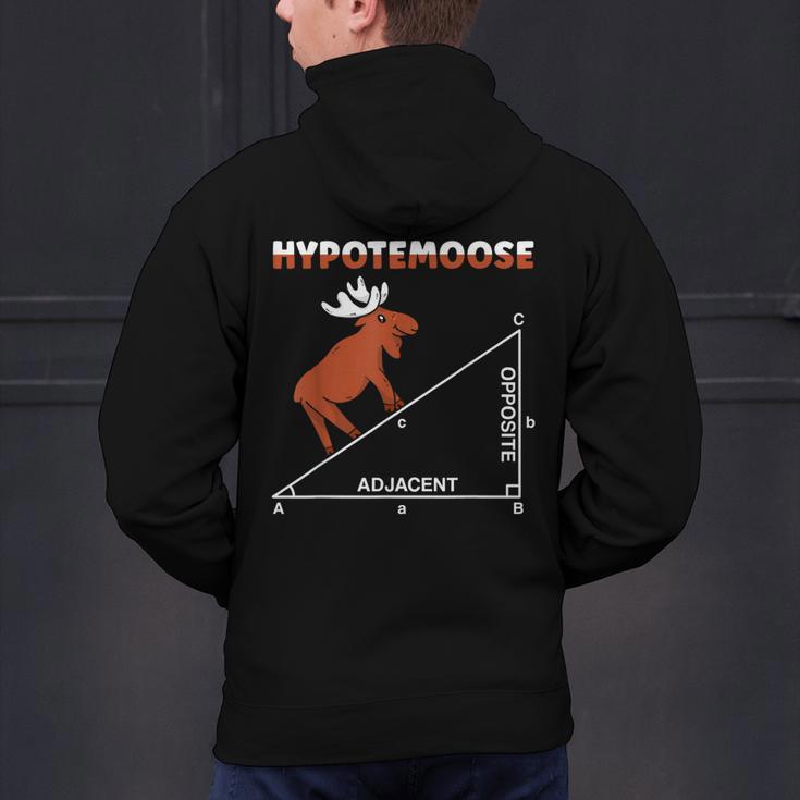 Hypotemoose Mathematics Teacher Mathematician Math Geek Men's Hoodie Back Print, gift for family, gift for coworker