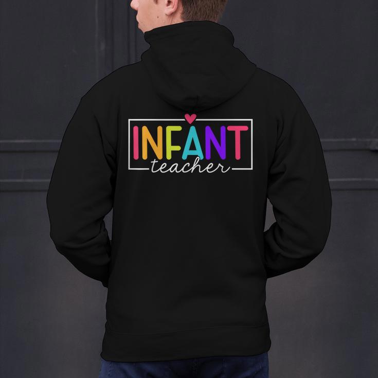 Infant Teacher Daycare Provider Childcare Teacher Men's Hoodie Back Print, gift for family, gift for coworker Infant Teacher Daycare Provider Childcare Teacher Men's Hoodie Back Print, gift for family, gift for coworker