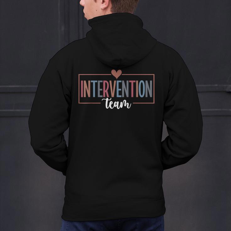 Intervention Team Best Intervention Teacher Squad Men's Hoodie Back Print, gift for family, gift for coworker Intervention Team Best Intervention Teacher Squad Men's Hoodie Back Print, gift for family, gift for coworker
