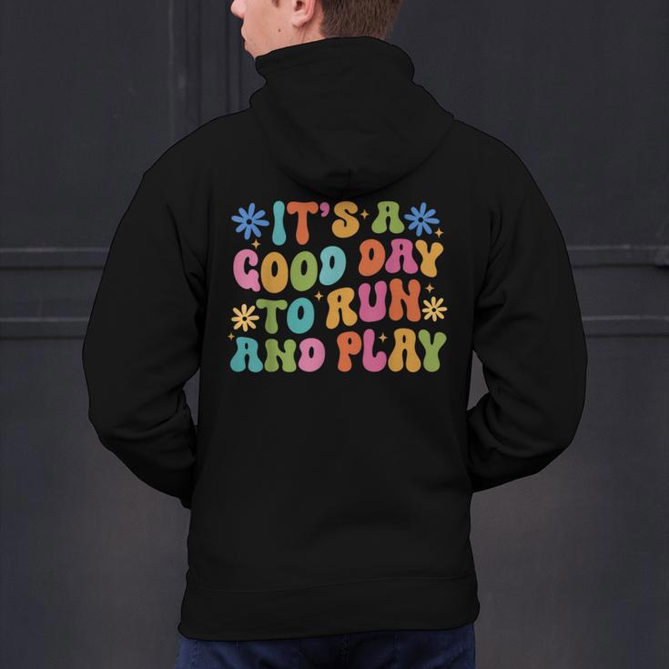 Its A Good Day To Run And Play PE Teacher Physical Education Men's Hoodie Back Print, Pe Teacher Hoodies, gift for family, gift for coworker Its A Good Day To Run And Play PE Teacher Physical Education Men's Hoodie Back Print, Pe Teacher Hoodies, gift for family, gift for coworker