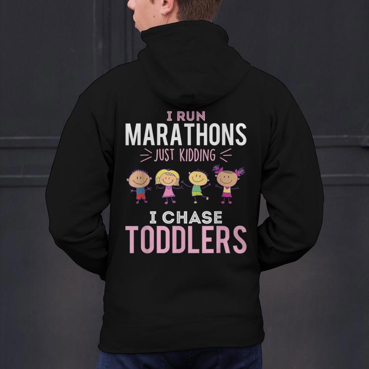 Just Kidding I Chase Toddlers Daycare Provider Nanny Teacher Men's Hoodie Back Print, gift for family, gift for coworker Just Kidding I Chase Toddlers Daycare Provider Nanny Teacher Men's Hoodie Back Print, gift for family, gift for coworker