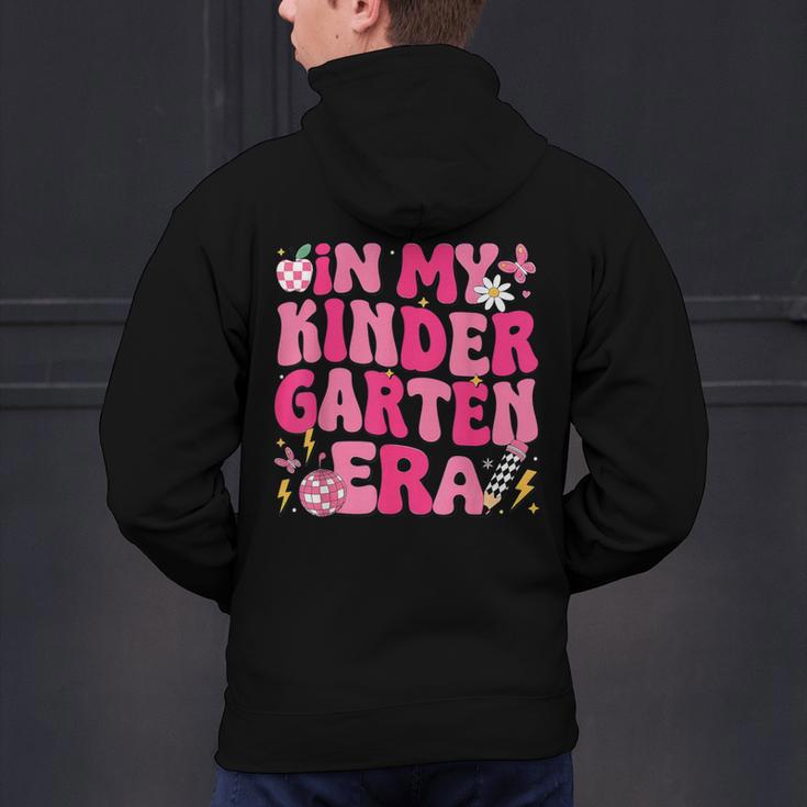 In My Kindergarten Era Girl Back To School Kinder Teacher Men's Hoodie Back Print, gift for family, gift for coworker