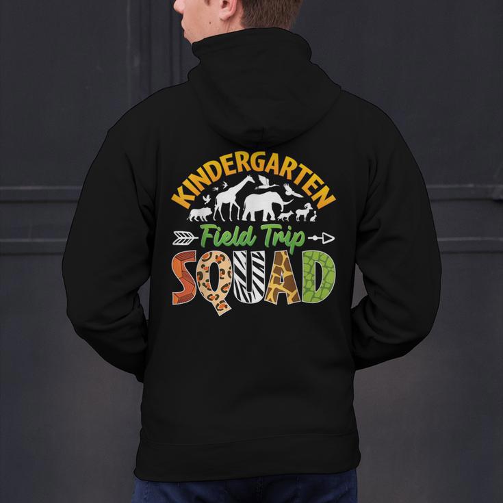 Kindergarten Zoo Field Trip Squad Matching Teacher Students Men's Hoodie Back Print, gift for family, gift for coworker Kindergarten Zoo Field Trip Squad Matching Teacher Students Men's Hoodie Back Print, gift for family, gift for coworker