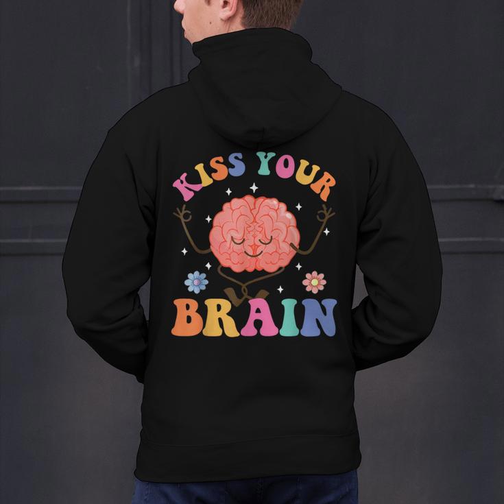 Kiss Your Brain Sped Teacher Appreciation Back To School Kid Men's Hoodie Back Print, gift for family, gift for coworker Kiss Your Brain Sped Teacher Appreciation Back To School Kid Men's Hoodie Back Print, gift for family, gift for coworker