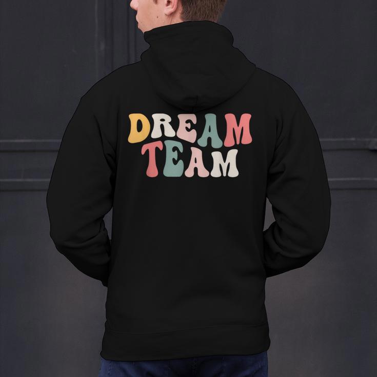 Last Day Of School Back To School Dream Team Teacher Kids Men's Hoodie Back Print, gift for family, gift for coworker Last Day Of School Back To School Dream Team Teacher Kids Men's Hoodie Back Print, gift for family, gift for coworker