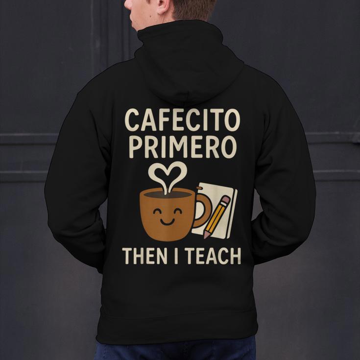 Latina Teacher Bilingual Educator Spanish Heritage Empower Men's Hoodie Back Print, gift for family, gift for coworker Latina Teacher Bilingual Educator Spanish Heritage Empower Men's Hoodie Back Print, gift for family, gift for coworker