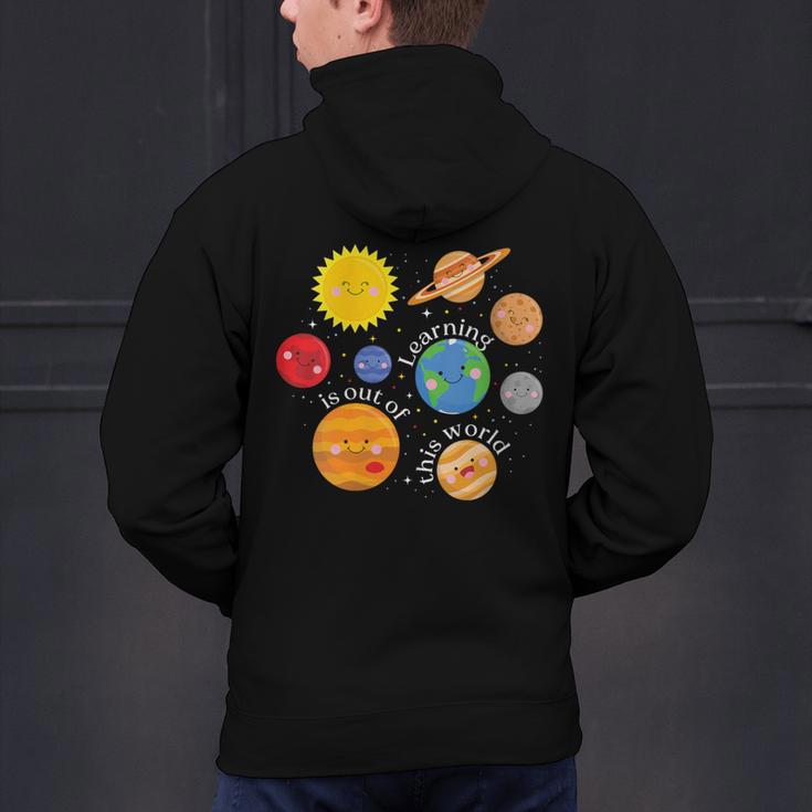 Learning Is Out Of This World Science Teacher Planets Men's Hoodie Back Print, Science Teacher Hoodies, gift for family, gift for coworker Learning Is Out Of This World Science Teacher Planets Men's Hoodie Back Print, Science Teacher Hoodies, gift for family, gift for coworker