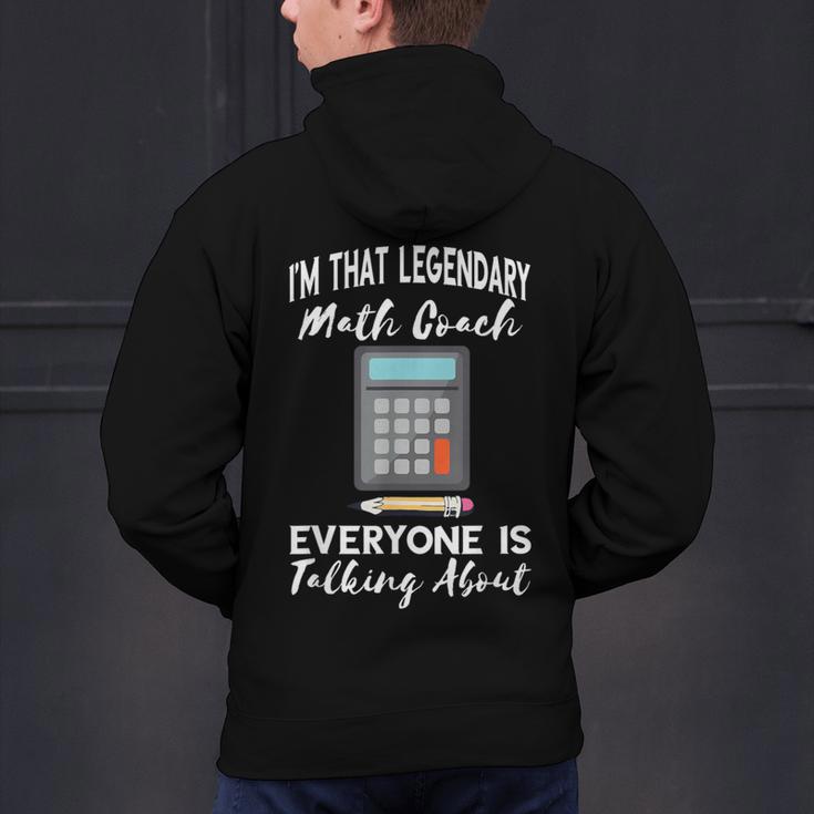 Legendary Math Coach Mathematics Calculator Math Teacher Men's Hoodie Back Print, gift for family, gift for coworker Legendary Math Coach Mathematics Calculator Math Teacher Men's Hoodie Back Print, gift for family, gift for coworker
