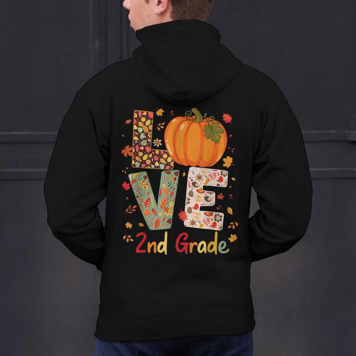 Love 2nd Grade Happy Fall Thanksgiving For 2nd Teacher For Men Women Girls Kids Men's Hoodie Back Print, 2nd Grade Teacher Hoodies, gift for family, gift for coworker Love 2nd Grade Happy Fall Thanksgiving For 2nd Teacher For Men Women Girls Kids Men's Hoodie Back Print, 2nd Grade Teacher Hoodies, gift for family, gift for coworker