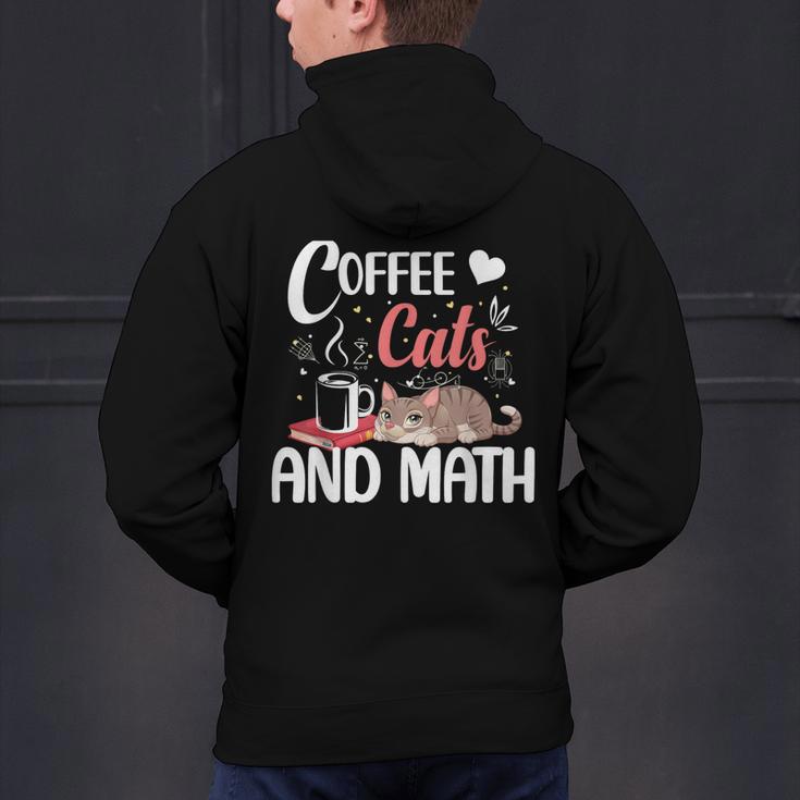 I Love Math Cats And Coffee Heart Mathematics Teacher Men's Hoodie Back Print, gift for family, gift for coworker I Love Math Cats And Coffee Heart Mathematics Teacher Men's Hoodie Back Print, gift for family, gift for coworker