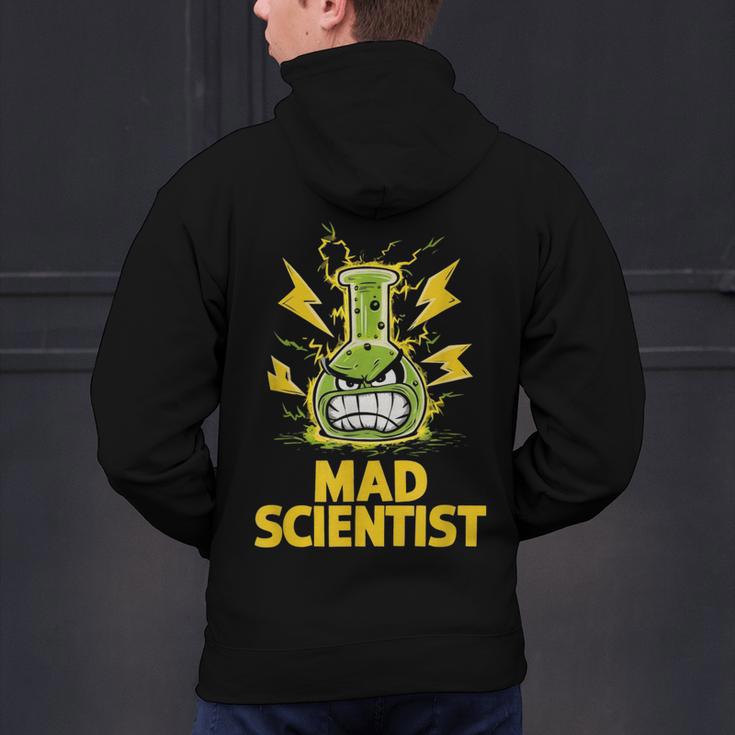 Mad Scientist Kids Youth Adult Science Teacher Chemistry Men's Hoodie Back Print, Science Teacher Hoodies, gift for family, gift for coworker