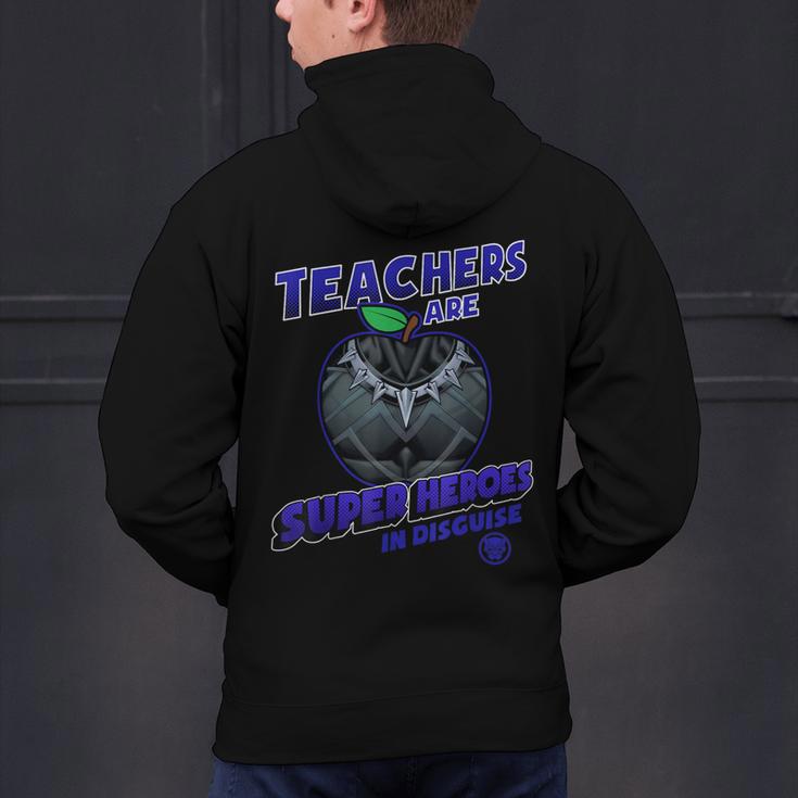 Marvel Teachers Are Super Heroes In Disguise Panther Men's Hoodie Back Print, gift for family, gift for coworker