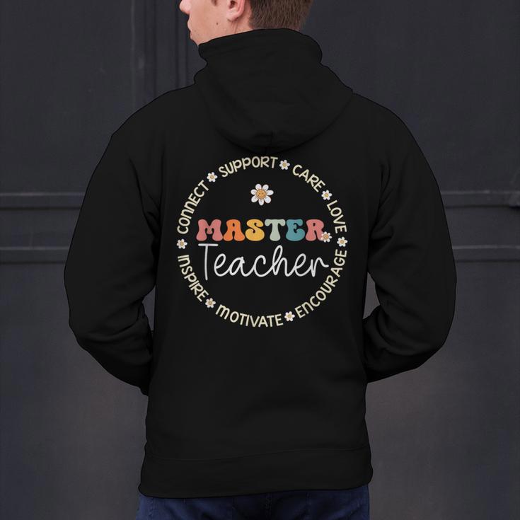 Master Teacher Appreciation Week Back To School Men's Hoodie Back Print, gift for family, gift for coworker Master Teacher Appreciation Week Back To School Men's Hoodie Back Print, gift for family, gift for coworker
