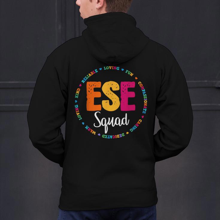 Matching ESE Squad First Last Day Team Teacher Student Tribe Men's Hoodie Back Print, gift for family, gift for coworker Matching ESE Squad First Last Day Team Teacher Student Tribe Men's Hoodie Back Print, gift for family, gift for coworker